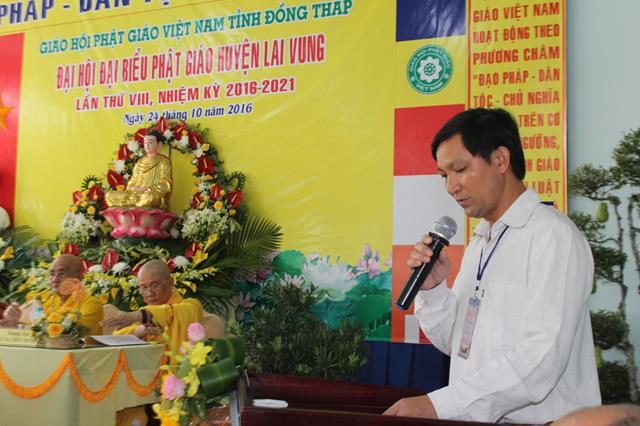 Đồng Tháp: Suy Cử TT. Thích Thiện Ngữ Trưởng BTS Phật giáo Huyện Lai Vung