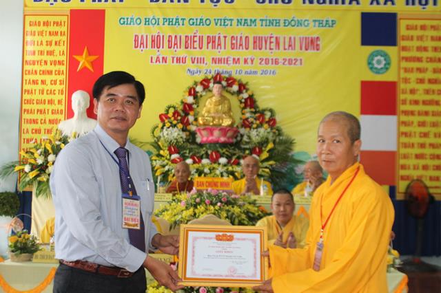 Đồng Tháp: Suy Cử TT. Thích Thiện Ngữ Trưởng BTS Phật giáo Huyện Lai Vung