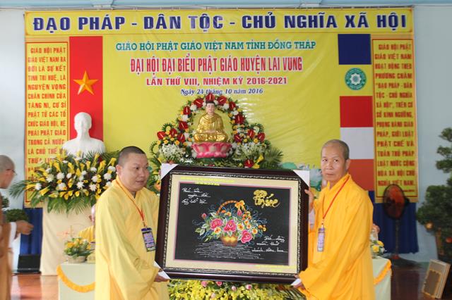 Đồng Tháp: Suy Cử TT. Thích Thiện Ngữ Trưởng BTS Phật giáo Huyện Lai Vung