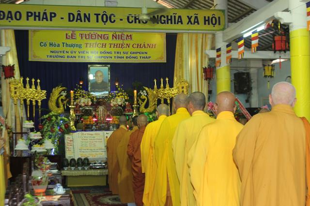 Đồng Tháp: Lễ tưởng niệm Cố HT. Thích Thiện Chánh
