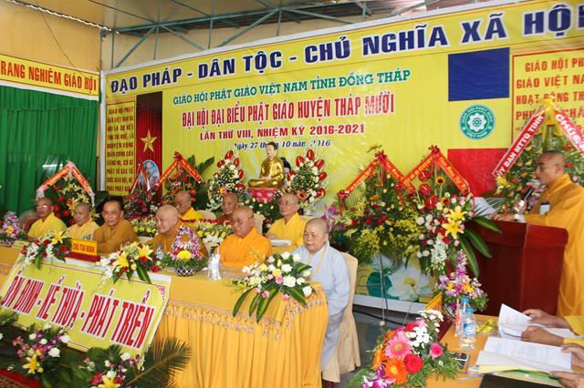 PG Đồng Tháp: Đại Hội Phật Giáo Huyện Tháp Mười