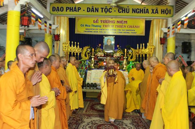 Đồng Tháp: Lễ tưởng niệm Cố HT. Thích Thiện Chánh