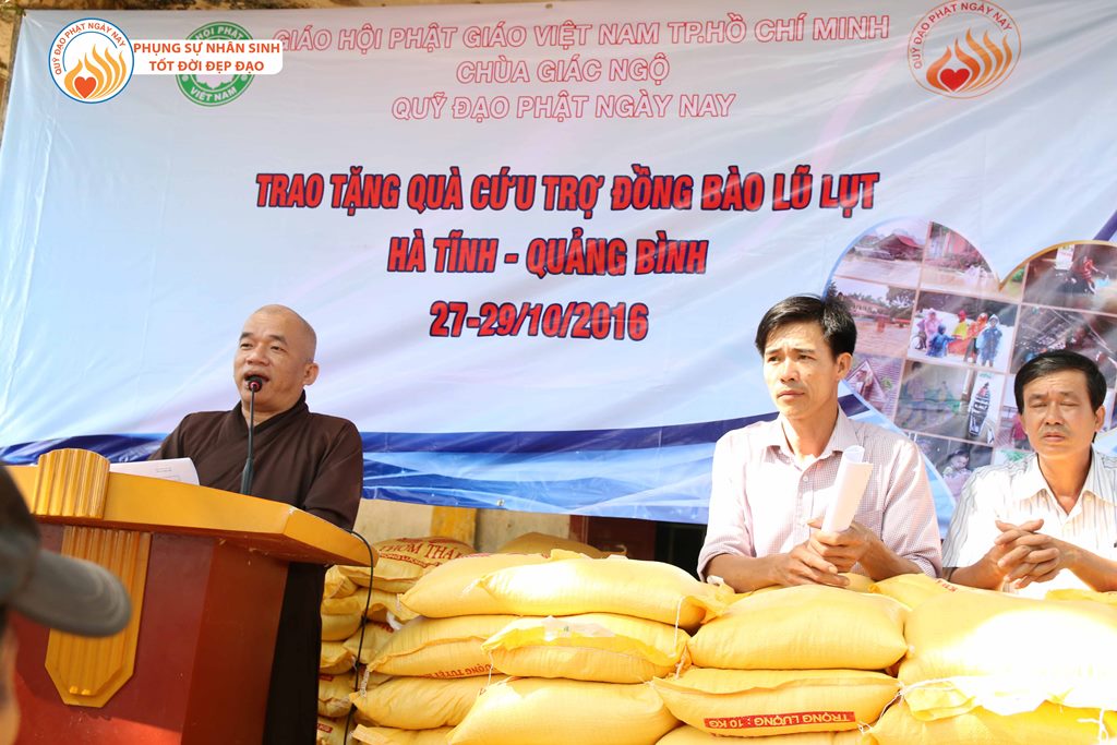 Quỹ Đạo Phật Ngày Nay – Tổng Kết Chương Trình Cứu Trợ Đồng Bào Lũ Lụt Tại Quảng Bình &amp; Hà Tĩnh Đợt 1 - Tháng 10/2016 (C88-1)