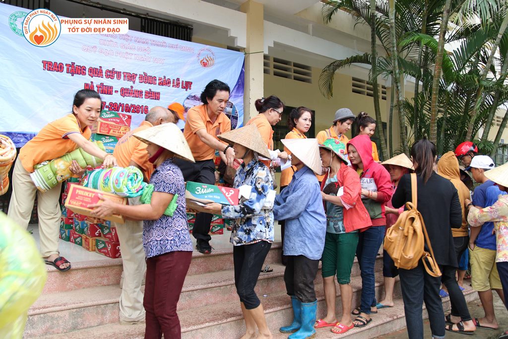 Quỹ Đạo Phật Ngày Nay – Tổng Kết Chương Trình Cứu Trợ Đồng Bào Lũ Lụt Tại Quảng Bình &amp; Hà Tĩnh Đợt 1 - Tháng 10/2016 (C88-1)