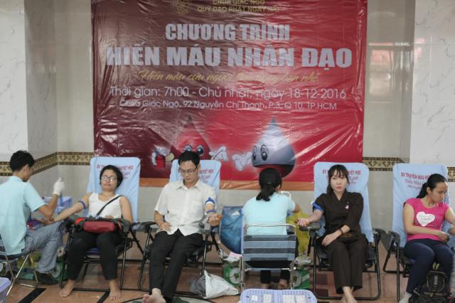 Chùa Giác Ngộ: Một giọt máu cho đi một cuộc đời ở lại ( lần thứ 8)