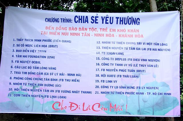 Chuyến Từ Thiện Vùng Núi Ninh Tân- Khánh Hòa