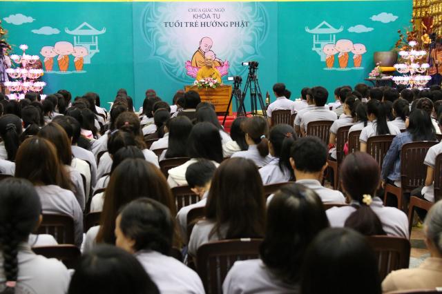 Chùa Giác Ngộ: Khóa tu Tuổi Trẻ Hướng Phật lần thứ 5