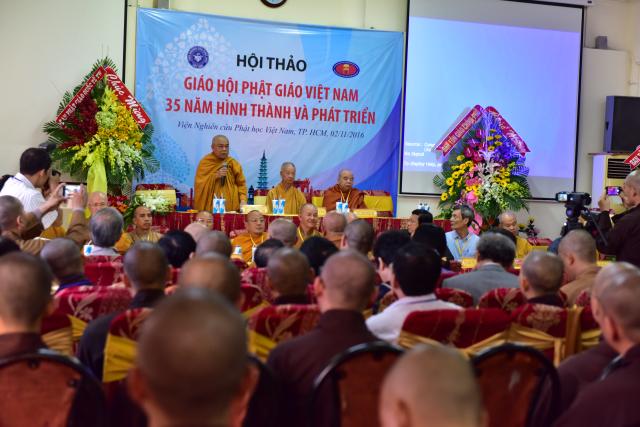TP. HCM: Hội thảo khoa học ‘’Giáo hội Phật giáo Việt Nam 35 năm hình thành và phát triển’’