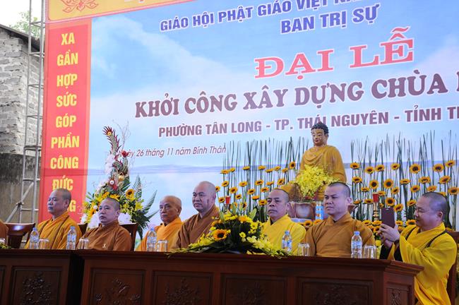 Thái Nguyên: Đại lễ khởi công xây dựng chùa Kim Long