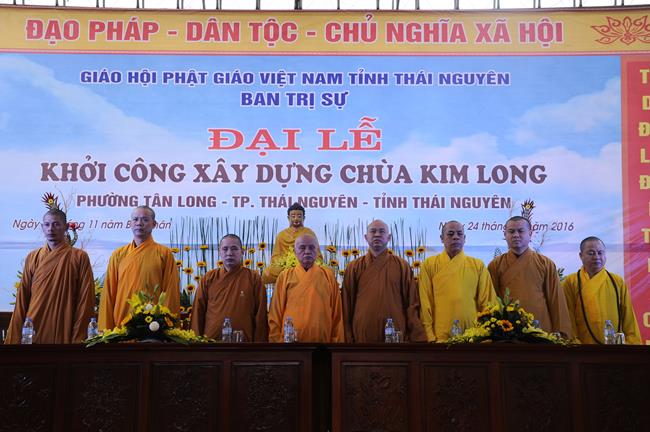 Thái Nguyên: Đại lễ khởi công xây dựng chùa Kim Long