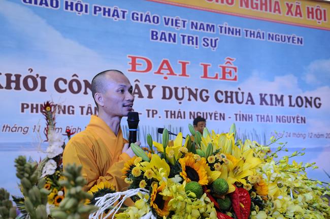 Thái Nguyên: Đại lễ khởi công xây dựng chùa Kim Long