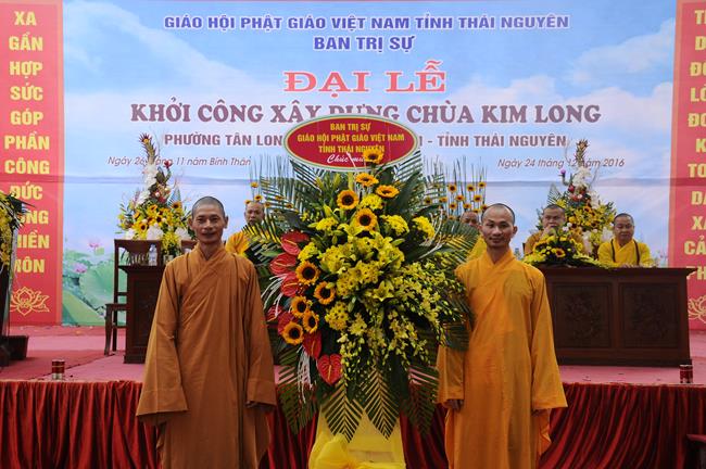 Thái Nguyên: Đại lễ khởi công xây dựng chùa Kim Long