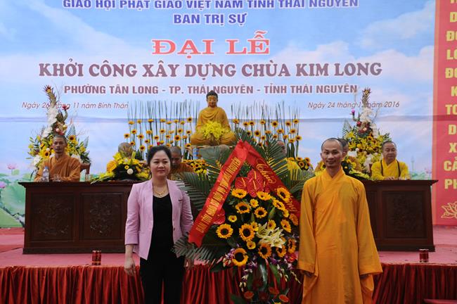 Thái Nguyên: Đại lễ khởi công xây dựng chùa Kim Long