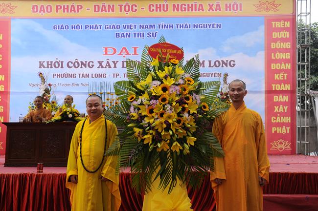 Thái Nguyên: Đại lễ khởi công xây dựng chùa Kim Long