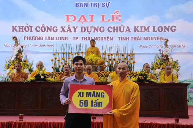 Thái Nguyên: Đại lễ khởi công xây dựng chùa Kim Long