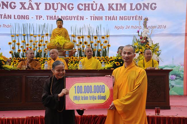 Thái Nguyên: Đại lễ khởi công xây dựng chùa Kim Long