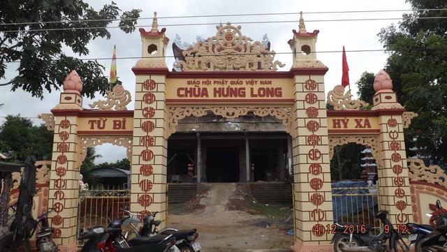 Chùa Hưng Long: Lễ thỉnh tôn tượng Phật và Bồ Tát.