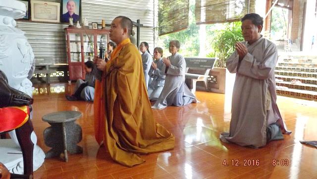 Chùa Hưng Long: Lễ thỉnh tôn tượng Phật và Bồ Tát.
