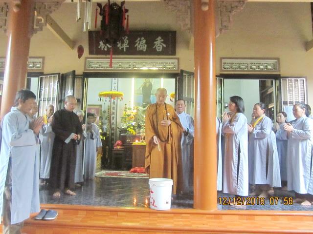 Đạo tràng Bát quan trai Tổ đình Thiên Bửu tổ chức lễ tri ân Tam bảo và tổng kết cuối năm.