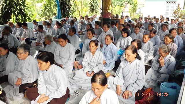 Chùa Minh Châu: Khóa tu niệm Phật kỳ thứ 18