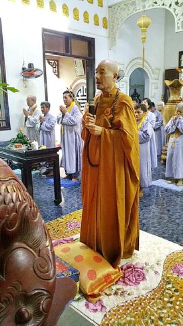 Đạo tràng Bát quan trai Tổ đình Thiên Bửu tổ chức lễ tri ân Tam bảo và tổng kết cuối năm.