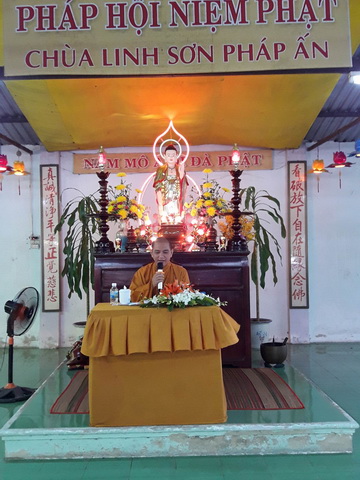 Khóa tu niệm Phật tháng 10 chùa Linh Sơn Pháp Ấn.