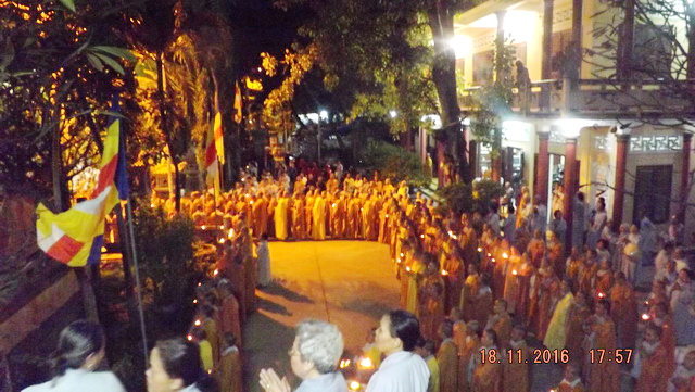 Trang nghiêm lễ nhập kim quan Trưởng lão Hòa thượng Thích Thiện Bình