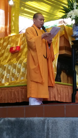 Trang nghiêm lễ nhập kim quan Trưởng lão Hòa thượng Thích Thiện Bình