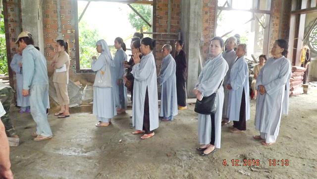 Chùa Hưng Long: Lễ thỉnh tôn tượng Phật và Bồ Tát.