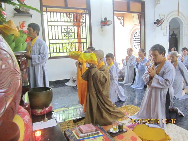 Đạo tràng Bát quan trai Tổ đình Thiên Bửu tổ chức lễ tri ân Tam bảo và tổng kết cuối năm.