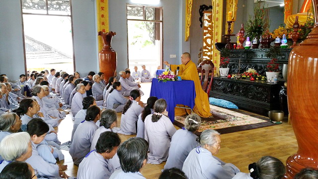 Khóa tu cuối năm tại chùa Linh Sơn Pháp Ấn