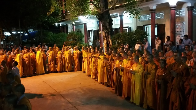 Trang nghiêm lễ nhập kim quan Trưởng lão Hòa thượng Thích Thiện Bình