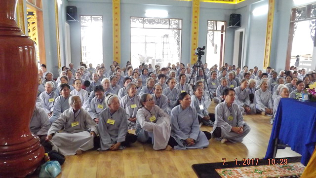 Khóa tu cuối năm tại chùa Linh Sơn Pháp Ấn
