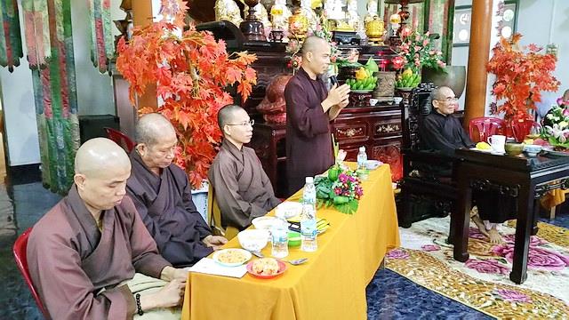 Đạo tràng Bát quan trai Tổ đình Thiên Bửu tổ chức lễ tri ân Tam bảo và tổng kết cuối năm.