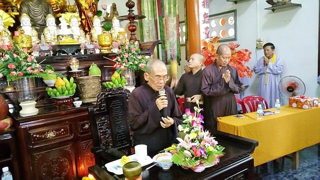 Đạo tràng Bát quan trai Tổ đình Thiên Bửu tổ chức lễ tri ân Tam bảo và tổng kết cuối năm.