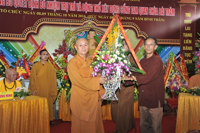 Thanh Hóa: Lễ công bố quyết định bổ nhiệm trụ trì chùa Bái Chăm