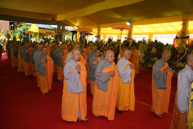 TT. Huế: Ban Trị sự GHPGVN tỉnh kính viếng tang lễ Cố HT. Thích Chơn Thiện