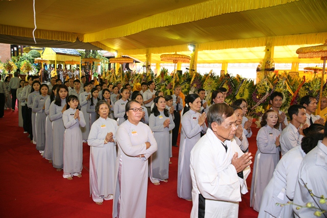 TT. Huế: Ban Trị sự GHPGVN tỉnh kính viếng tang lễ Cố HT. Thích Chơn Thiện