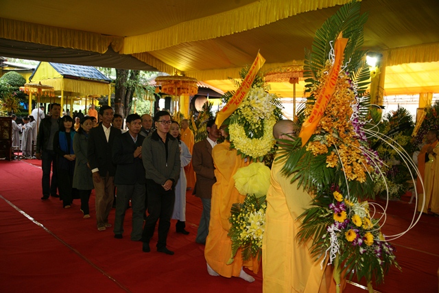 TT. Huế: Ban Trị sự GHPGVN tỉnh kính viếng tang lễ Cố HT. Thích Chơn Thiện