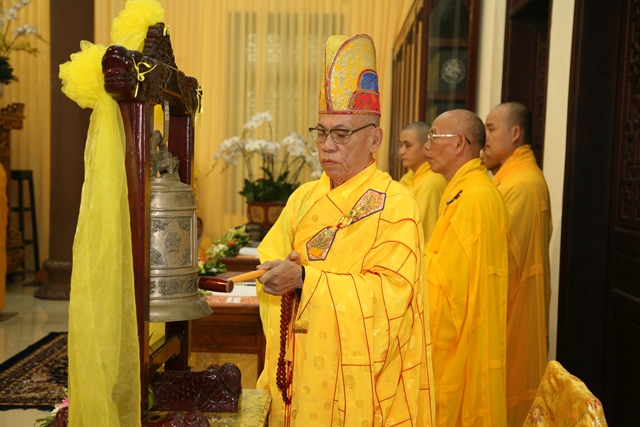 TT. Huế: Ban Trị sự GHPGVN tỉnh kính viếng tang lễ Cố HT. Thích Chơn Thiện