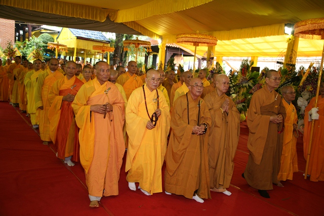 TT. Huế: Ban Trị sự GHPGVN tỉnh kính viếng tang lễ Cố HT. Thích Chơn Thiện