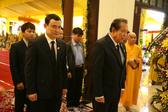 Chính phủ nước CHXHCNVN viếng tang Cố Trưởng lão HT. Thích Chơn Thiện