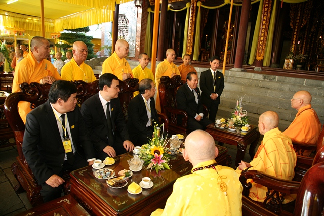 Chính phủ nước CHXHCNVN viếng tang Cố Trưởng lão HT. Thích Chơn Thiện