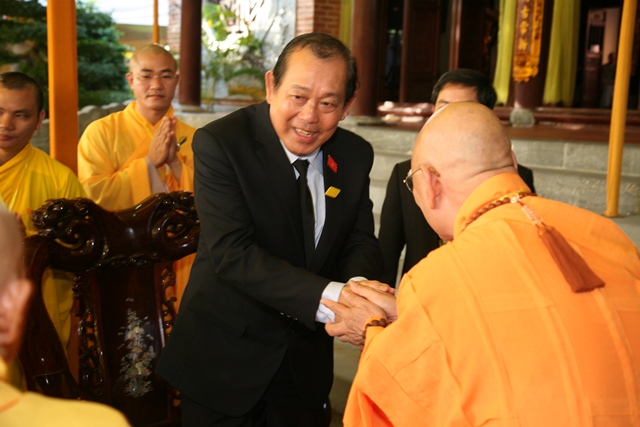 Chính phủ nước CHXHCNVN viếng tang Cố Trưởng lão HT. Thích Chơn Thiện