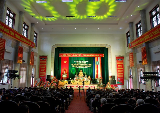 Hà Trung: Đại hội Đại biểu Phật giáo huyện NK IV (2016 – 2021)