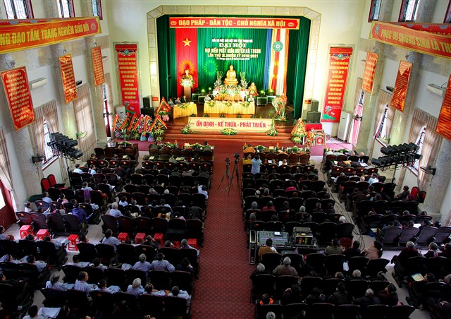 Hà Trung: Đại hội Đại biểu Phật giáo huyện NK IV (2016 – 2021)