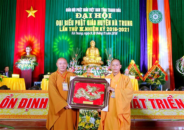 Hà Trung: Đại hội Đại biểu Phật giáo huyện NK IV (2016 – 2021)