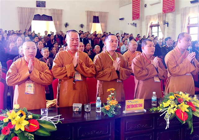 Hà Trung: Đại hội Đại biểu Phật giáo huyện NK IV (2016 – 2021)