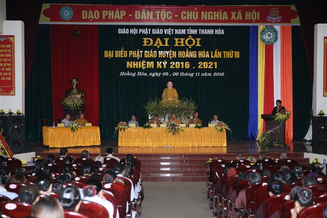 Hoằng Hóa: Phiên trù bị Đại hội Phật giáo huyện lần thứ III