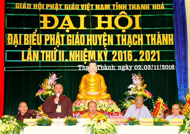 Thạch Thành: Phiên trù bị Đại hội Phật giáo huyện lần thứ II